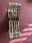 Vintage Handmade Wooden  Book Holder Bible Cookbook Display Stand Collapsible