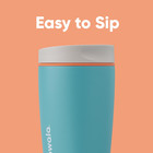 Owala Smoothsip Slider Insulated Stainless Steel 12 Ounces  Beachy Breeze 