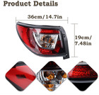Par Luces Traseras Para Chevy Traverse 2013-2017  Izquierda Y Derecha Con Bombil