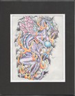 Original Hand-drawn Tattoo Prison Art Wolfe 2000 Outsider Art Chinese Dragon
