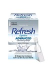 Refresh Optive Advanced Lubricant Eye Drops Triple Action Relief 30 Ct