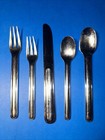 Rare Set Designer Ward Bennett Prisma Stainless Flatware By Saski 67 Pieces