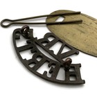 Edwardian Hertfordshire Volunteer Rifles Regiment Shoulder Title Badge Original