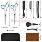 Professional Barber Shears Set Hair Cutting Thinning Scissors Hairdressing Salon