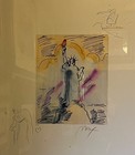 Peter Max  statue Of Liberty  2016 Etching With 2 Remarques  Hand-signed Coa app