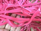 Vintage Velvet Ribbon Rayon 1 4  Shocking Pink 69 pc Made In Switzerland
