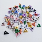 100 Triangle Eyelets 1 8  Scrapbooking Embellishments 10 Colors Stamping Crafts