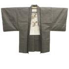 10653c4 Silk Vintage Japanese Kimono Men s Haori Double Dragon