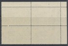 Falkland Islands Stamps 1948 1 - Deep Dull Blue  Sg158c  Mnh Block Cv   360