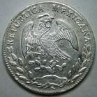1878-go__8 Reales  Silver__guanajato  Mexico__old Cleaning  Coin  Cap And Ray