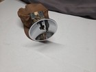 Antique Coal Miners Cap Soft Canvas Hat W  Butterfly Trade Mark Lamp