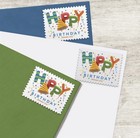Usps Postage Stamp Sheet Of 20 - Happy Birthday - First Class Letter