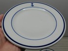 4 - Usn Navy Wardroom Officers Mess 7  Fouled Anchor Salad Plates