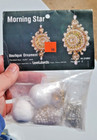 Leewards Morning Star Gold Boutique Vtg Sequin Bead Christmas Ornament Kit Nos