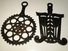 Jzh Hex Cast Iron Trivet   Grain   Tassel Cast Iron Trivet Vintage Trivets