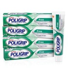 Super Poligrip Zinc Free Denture And Partials Adhesive Cream  2 4 Ounce Pack    