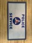 Civil Defense  Police  Service  Sign - License Plate  Size   Vintage Original