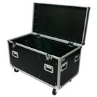 2 Utility Ata Flight Road Case 45  With Dividers And Tray 4  Caster Wheels
