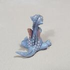 Hr Hagen Renaker Miniature Blue Dragon Figurine Spotted Pink Wings