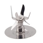 6-point Stainless Steel Fusion Blade 118530-001 With Gasket For Oster Blenders