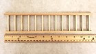 Dollhouse Miniature Fence Railing X3 Pieces For Porches Decks Gardens 1 12 Scale