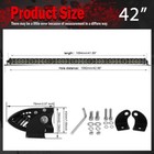 6d Dual Row 42  Led Light Bar Spot Wiring Kit For Honda Talon 1000x-4 1000r