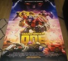 Transformers One Original Ds Double Sided 27x40 Movie Poster Set Of 2 Tsr Final