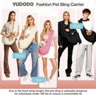 Pet Dog Sling Carrier Bag Mesh Puppy Carry Pack Shoulder Backpack Travel Tote M