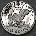 1981 S Type 2 Gem Dcam Proof Susan B Anthony Dollar Cn-clad Dl104