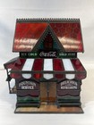Vintage 1995 Franklin Mint Coca Cola Corner Store Stained Glass Lighted Beautful