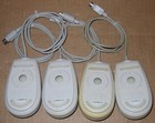 Lot Of  4  Vintage Apple Desktop Bus Mouse Ii M2706 Adb Mice   super Clean  