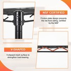 4-tier Garage Shelves Metal Garage Shelving Heavy Duty Storage Rack Adjustable