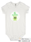 Monthly Baby Stickers  Cute Monsters Bodysuit Infants Month Labels
