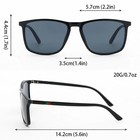 Fashion Square Vintage Sunglasses Men Women Retro Driving Fishing Sun