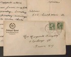 1919 Albion Hotel Potsdam Ny Vintage Handwritten Letter With Envelope And Stamps