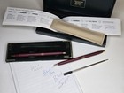 Cross Ladies Matte Burgundy And Gold Pen And Pencil Set With Case