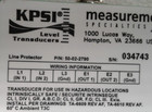 Kpsi 50-02-2790 Level Transducer - New In Bag