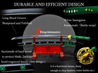 Handmade Full Tang Sharp Green Sakura Japanese Samurai Katana Sword Carbon Steel
