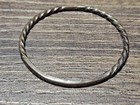 Vintage Bracelet Taxco Signed 925 Tc-   Mexico Cuff Sterling Silver  Extra Small