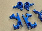 Aluminum Front C Hub carrier rear Hub Set For Traxxas 1 10 Hoss 4x4 Vxl Blue