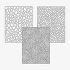Round Camo Set  1 - Reusable Airbrush Stencil Template