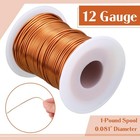 Kanayu 53ft 12 Awg Magnet Copper Wire For Transformers   Electroculture