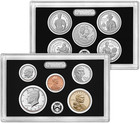 2025-s Silver Proof 10-coin Set 25rh - Last Lincoln  Kennedy - In Ogp