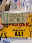 Muhammad Ali Joe Frazier Fight 2 Ticket Rare