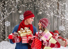 Christmas Backdrop Snow Floor Photo Backgrounds Wooden Wall Photography Backdrop