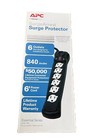 Lot Of 3 New Apc By Schneider 6 Outlets Surge Protector - P6b