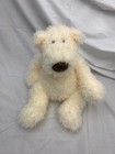 Gund Shaggy Schlepp Teddy Bear Ivory 18     348187 Fuzzy Soft Plush Toy