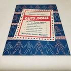 Guys And Dolls A Musical Fable Of Broadway Souvenir Program Book