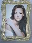 Ciel Collectables Michaela Clear Gold Frame Hand Made Swarovski Crystals Enamel