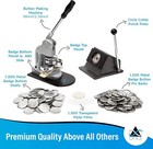 Inex Life Button Maker Kit 58mm  2   Inch  - Punch Press For 1 000 Metal Buttons